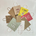 Customized disposable kraft paper bags